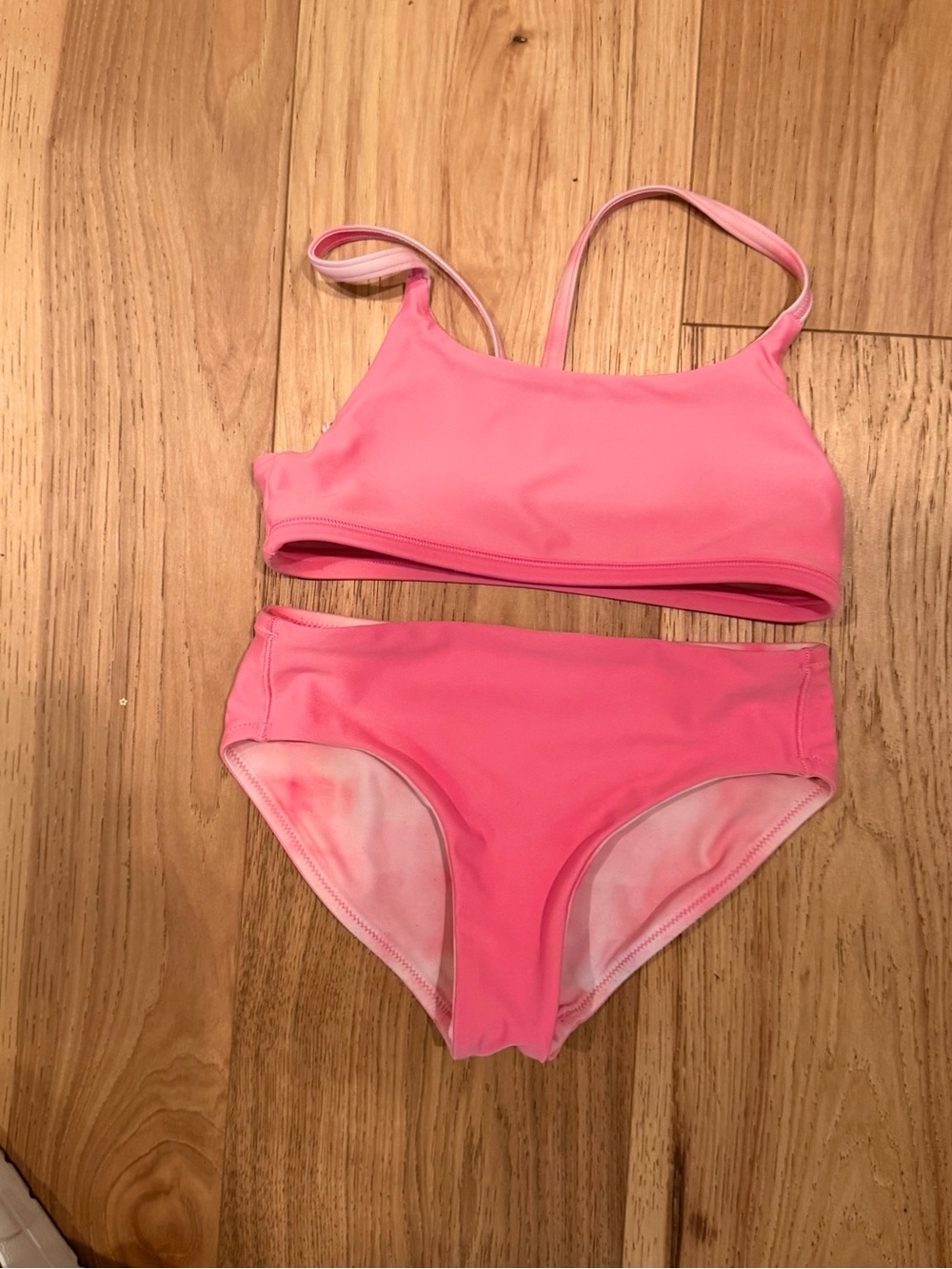 Athleta Pink Girls Two-Piece Swim Bikini
